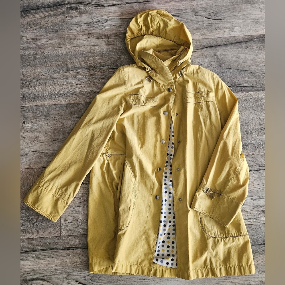 Yellow Hooded Raincoat